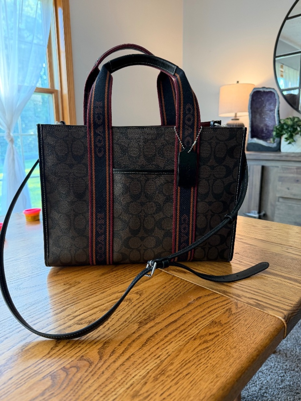 Coach signature tote